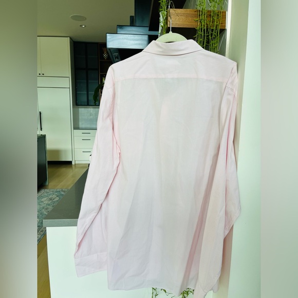 J. Crew Tailored Fit Pink Striped Button Down Shirt - Picture 2 of 3